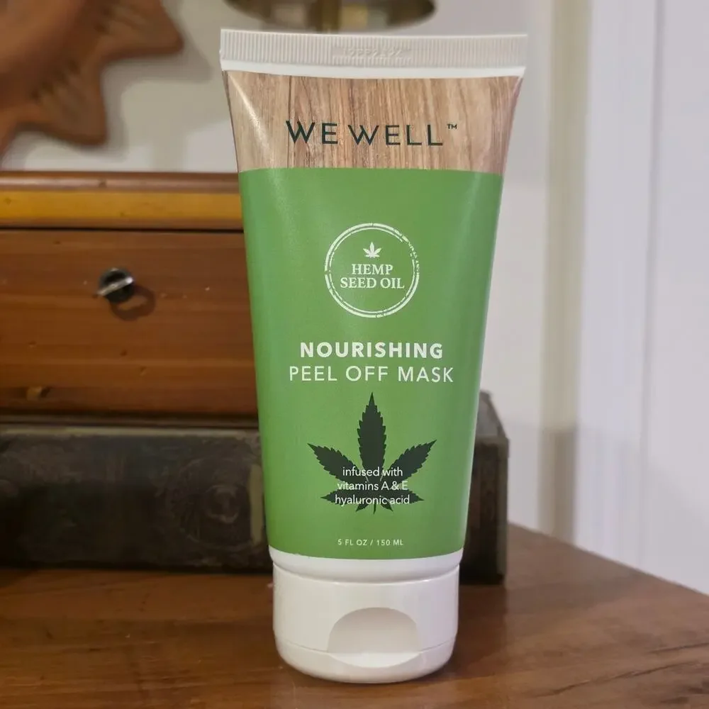 We Well Hemp Seed Oil Nourishing Peel Off Mask 5 Fl OZ New